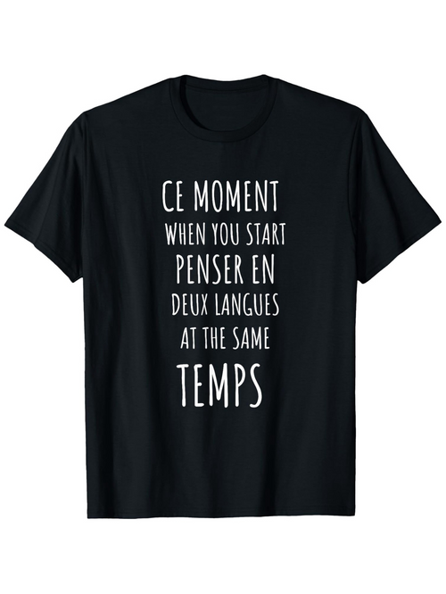 Men's Graphic T-Shirt When You Start At The Same Time Languages Shirt