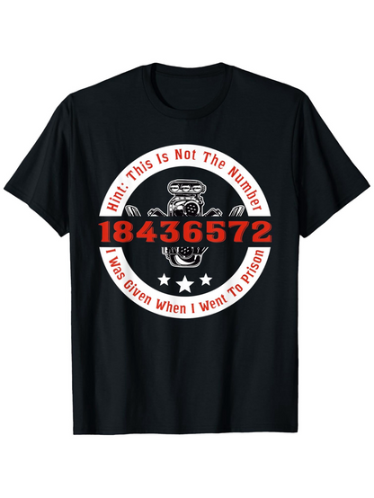 Men's Graphic T-Shirt Hint This Is Not The Number Printed Boldly With Skull Graphic