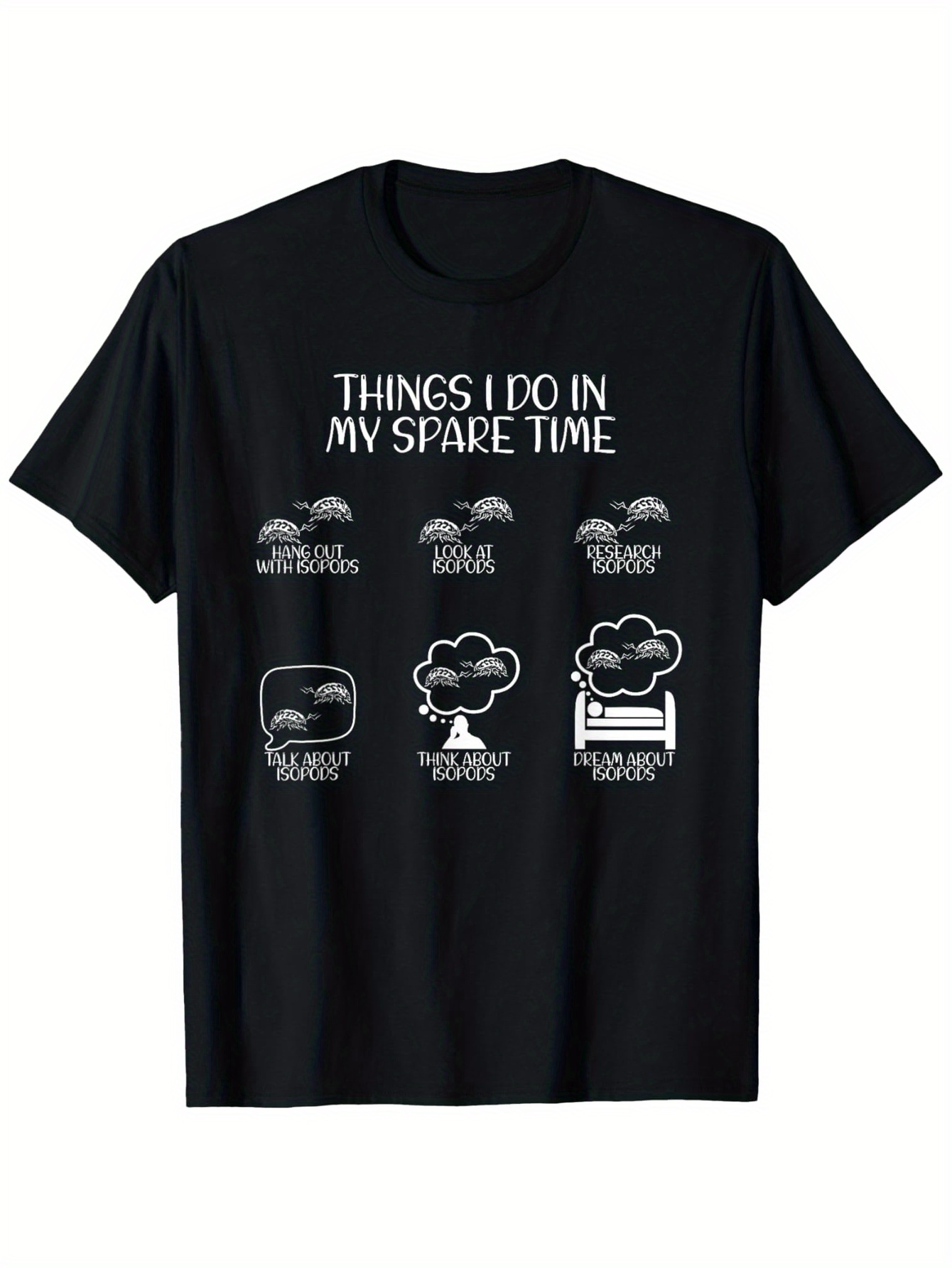 Men's Graphic T-Shirt Things I Do In My Spare Time Watching Storms Reading About Storms And Dreaming