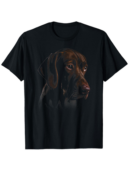 Men's Graphic T-Shirt Realistic Gentle Eyes With Subtle Shadow And Soft Light Dog