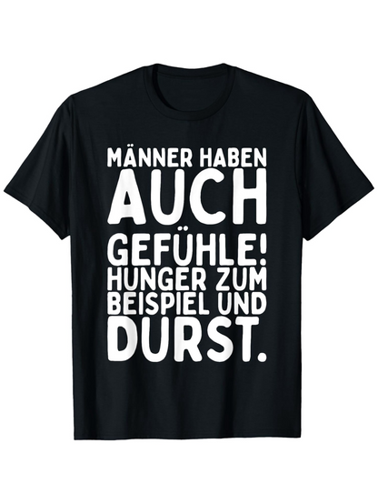Men's Graphic T-Shirt Men Also Have Feelings text