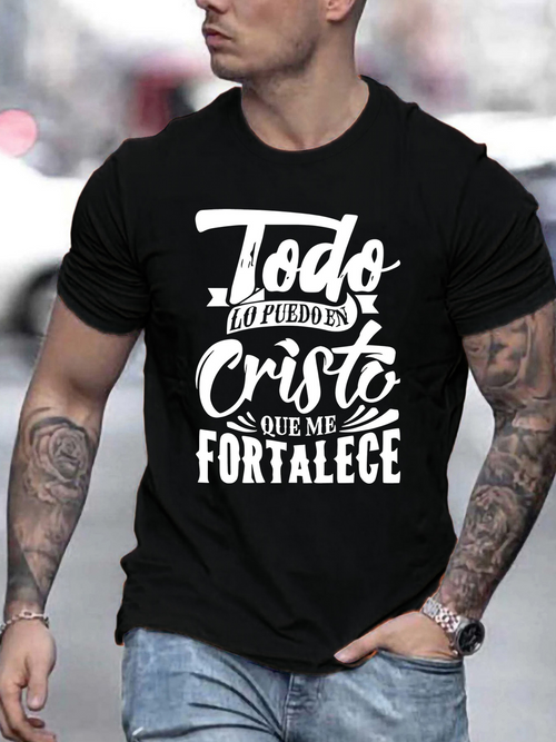 Men's Graphic T-Shirt Bold Spanish Inspirational Quote