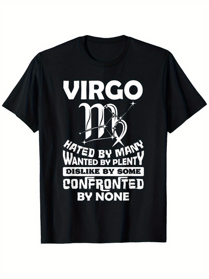 Men's Graphic T-Shirt Virgo Constellation Graphic With Bold Motivational Zodiac Text