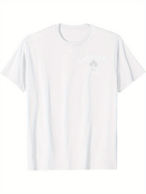 Men's Graphic T-Shirt Sayulita & Palm Tree Design