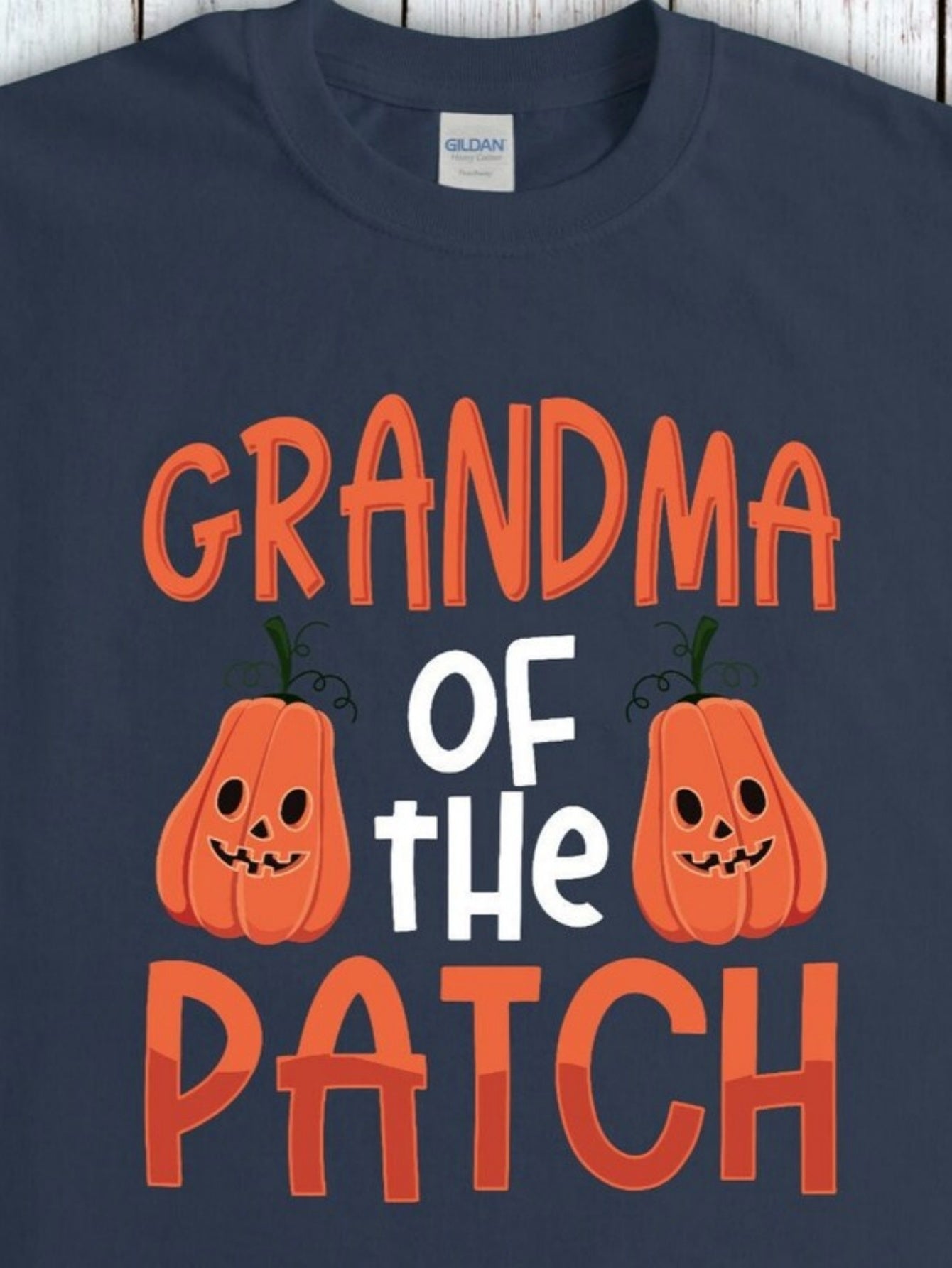 Men's Graphic T-Shirt Grandma Of The Patch Playful Pumpkins In Festive Autumn Colors Shirt