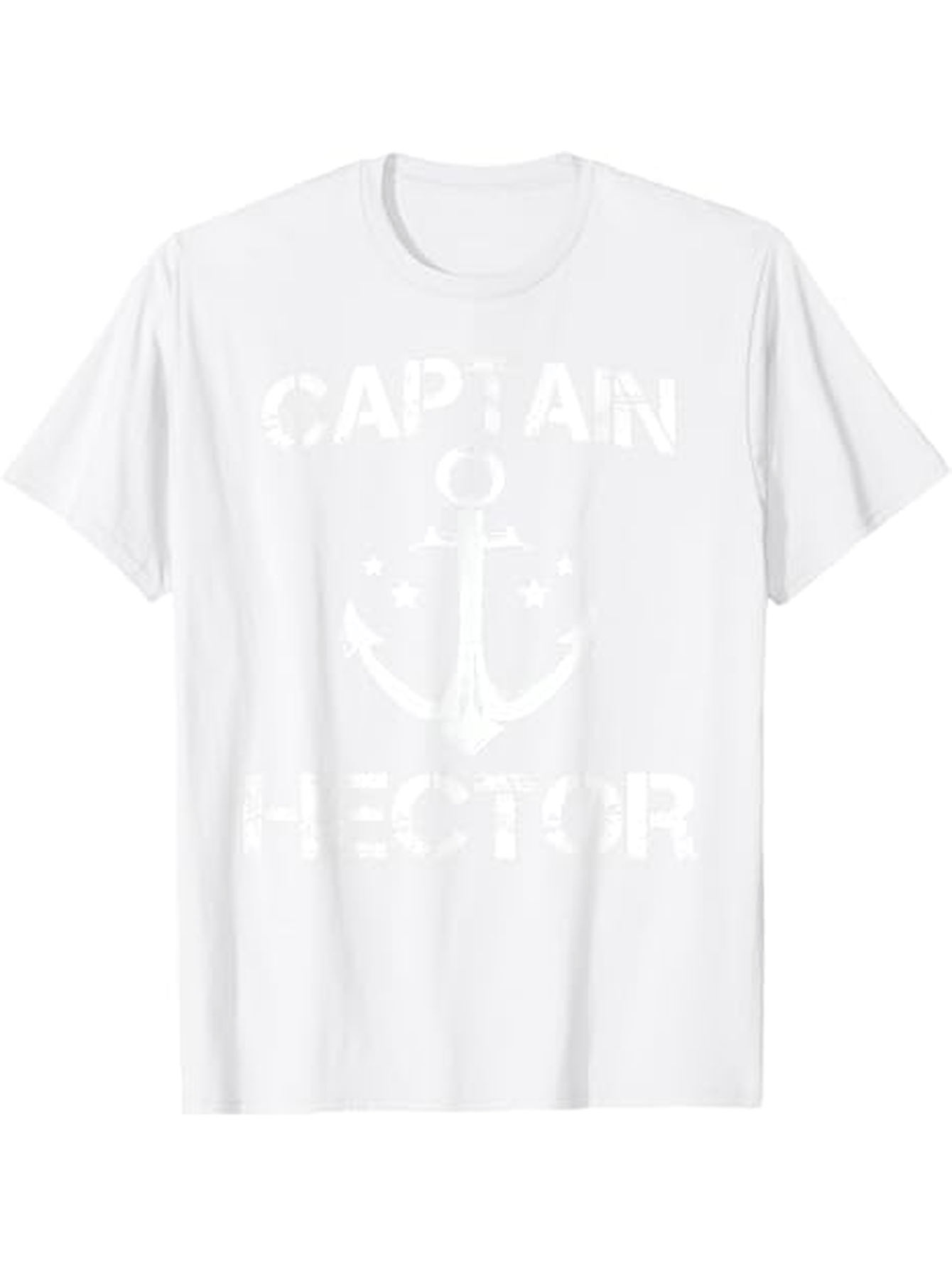 Men's Graphic T-Shirt Captain Anchor With Nautical Rope Surrounding Central Classic Anchor