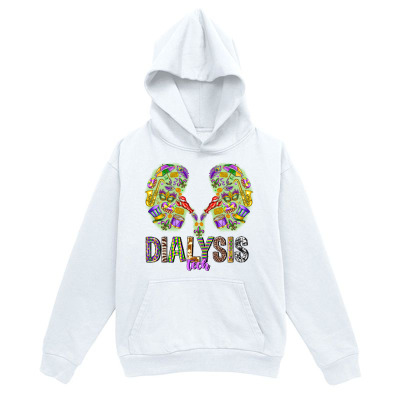 Men's Graphic Hoodie Dialysis Life With Colorful Patterned Kidneys Hoodie