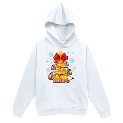 Men's Graphic Hoodie Happy Christmas Candy Canes With Bow Festive Holiday Gift