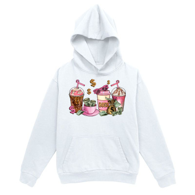 Men's Graphic Hoodie Colorful Sweet Drinks With Cream Fruit Candy Glasses Dessert