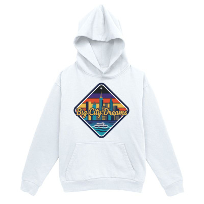 Men's Graphic Hoodie Big City Dreams Neon Skyline Reflections Among Vibrant Urban Lights Hoodie