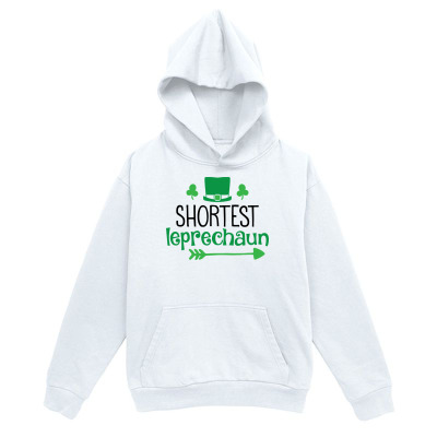 Men's Graphic Hoodie Shortest With Green Hat Motif And Arrow Below Leprechaun