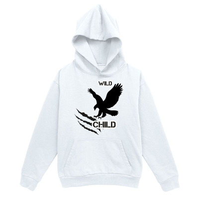 Men's Graphic Hoodie Wild Child Soaring Eagle With Claw Marks And Open Wings