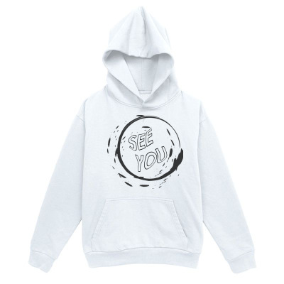Men's Graphic Hoodie See You Circular Ink Splash With Dynamic Brushstroke Hoodie