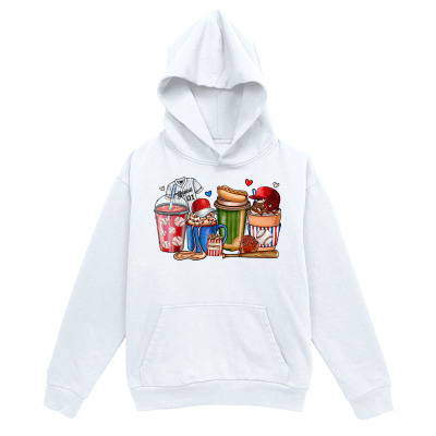 Men's Graphic Hoodie Colorful Drinks With Whipped Cream Fruit Straws And Bubbles Beverages