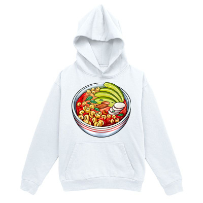 Men's Graphic Hoodie Colorful Ingredients With Fresh Fruit Chunks In Delicious Food Bowl
